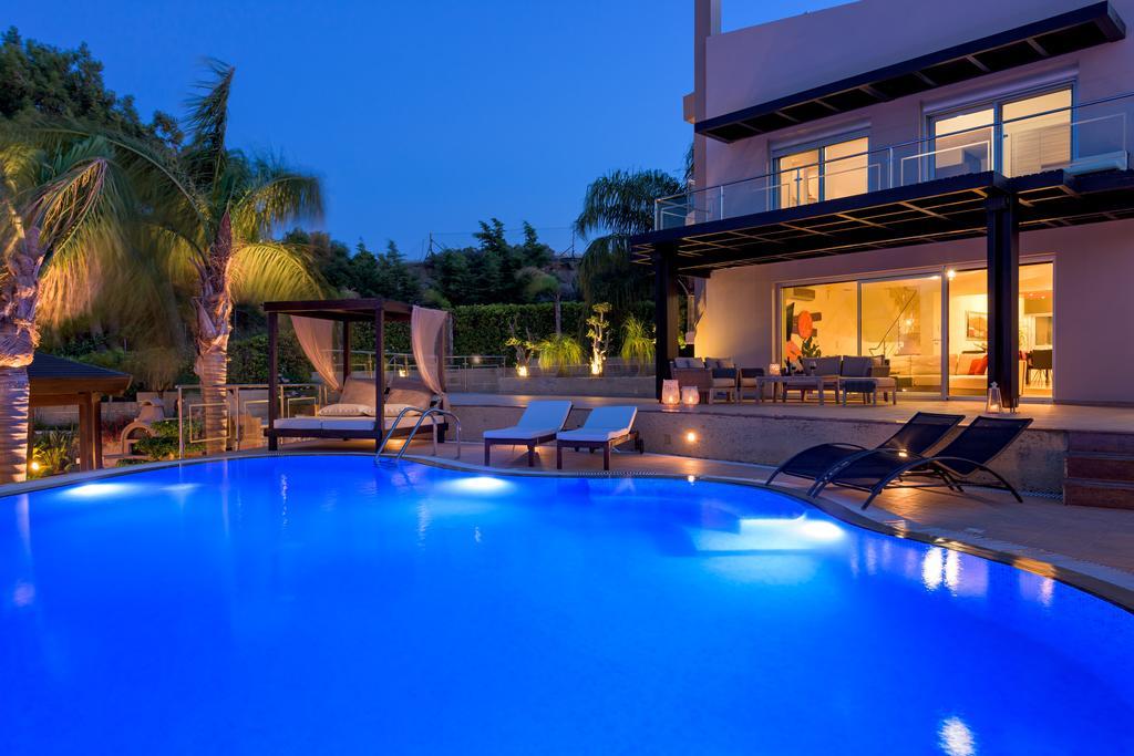 Quinn Hill Luxury Villa Rhodos Exteriér fotografie