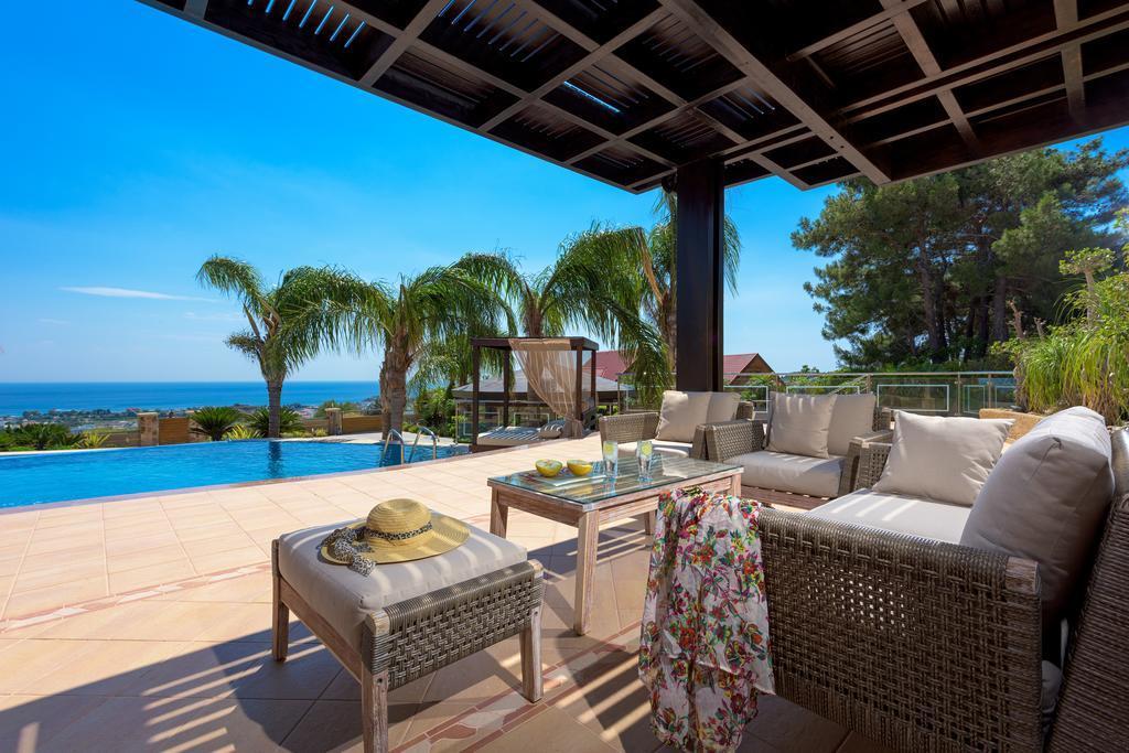 Quinn Hill Luxury Villa Rhodos Exteriér fotografie