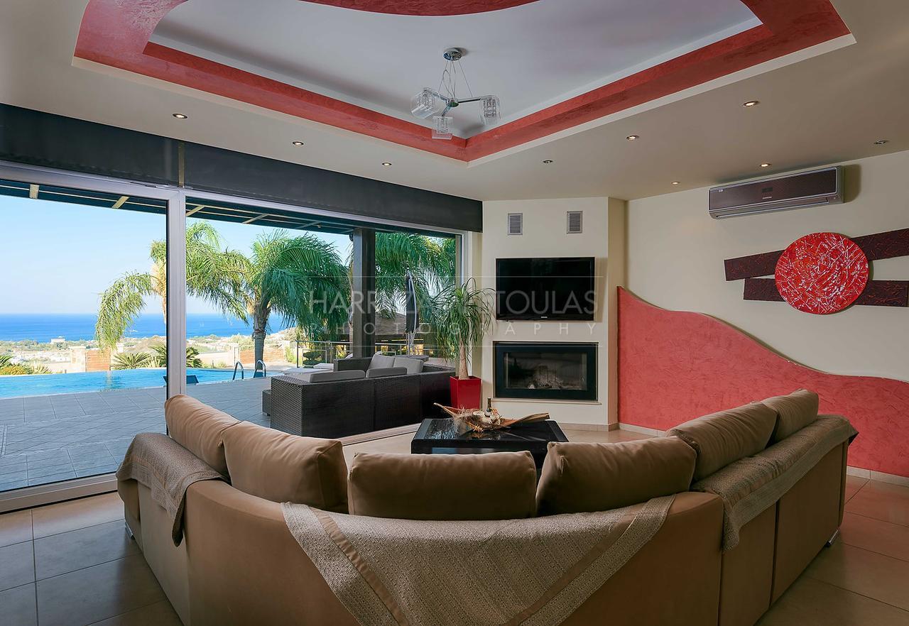 Quinn Hill Luxury Villa Rhodos Exteriér fotografie
